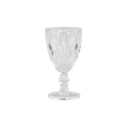 Sale Chic Antique Weinglas mit Diamantenmuster
