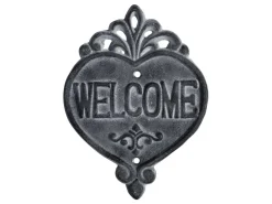 Best Chic Antique Welcome Schild aus Eisen