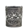 Clearance Chic Antique Windlicht mit Henkel und royalem Muster