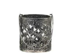 Clearance Chic Antique Windlicht mit Henkel und royalem Muster