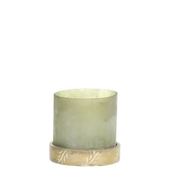 Hot Chic Antique Windlicht mit graviertem Sockel