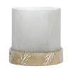 Discount Chic Antique Windlicht mit Mangoholz