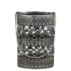 Outlet Chic Antique Windlicht mit Henkel und Schnörkeln