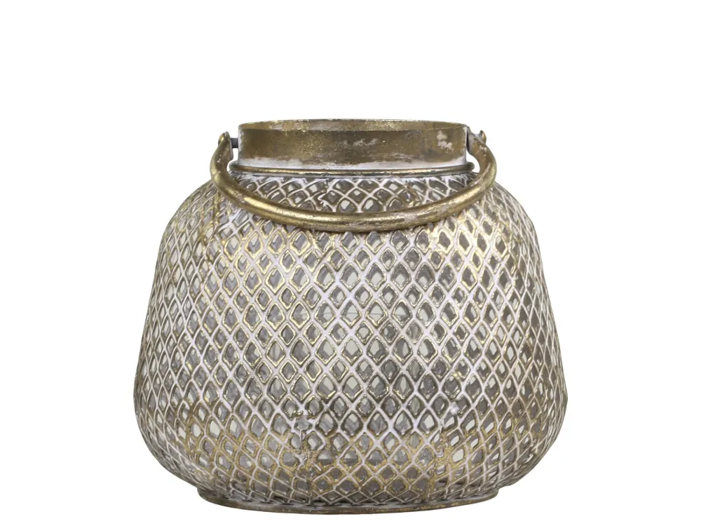 Discount Chic Antique Windlicht Vire mit Muster