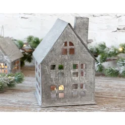 New Chic Antique Winterliches Lichthaus aus Eisen