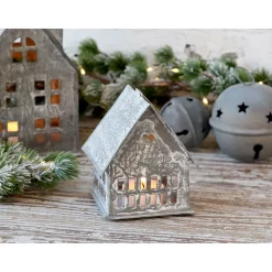 Outlet Chic Antique Winterliches Lichthaus zum Aufhängen