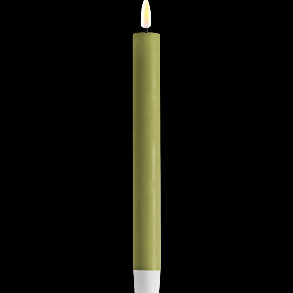 Clearance Deluxe Homeart LED 2er Set Stabkerze Real Flame