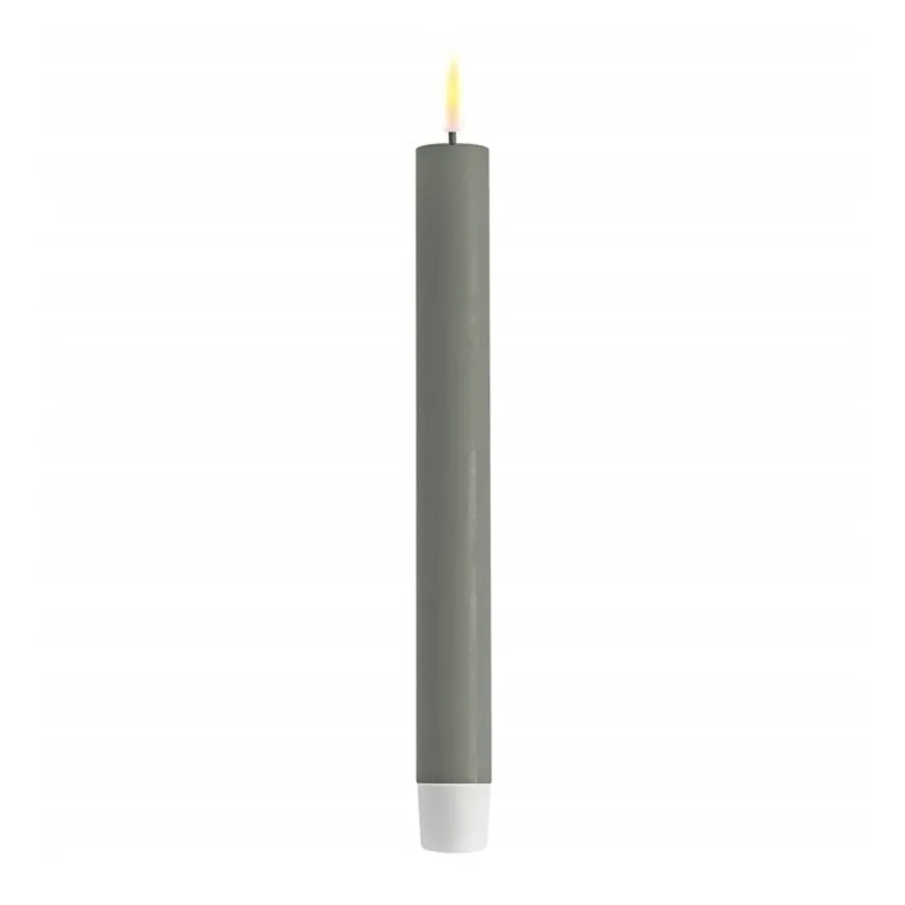 Clearance Deluxe Homeart LED 2er Set Stabkerze Real Flame