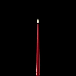 Online Deluxe Homeart LED Stabkerze mit Lack Real Flame 2er Set
