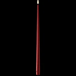 Online Deluxe Homeart LED Stabkerze mit Lack Real Flame 2er Set
