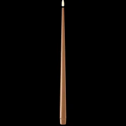 Online Deluxe Homeart LED Stabkerze mit Lack Real Flame 2er Set