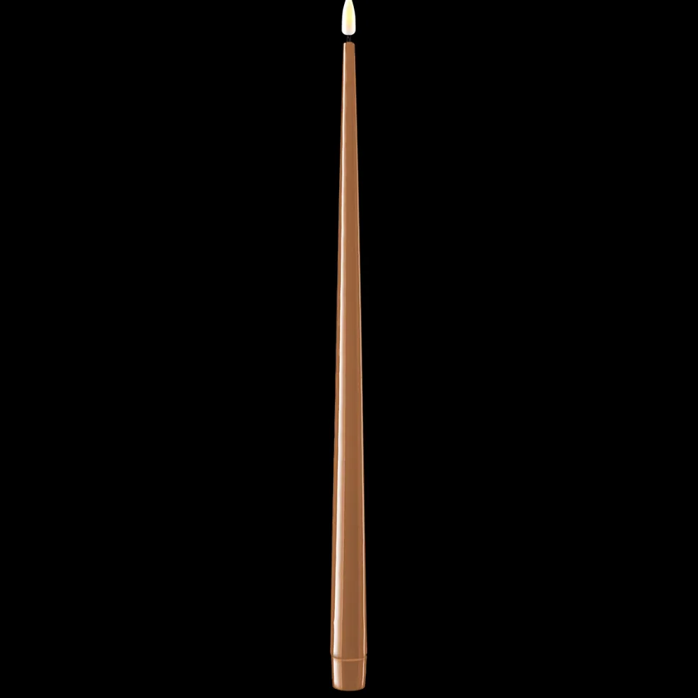 Online Deluxe Homeart LED Stabkerze mit Lack Real Flame 2er Set