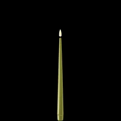 Online Deluxe Homeart LED Stabkerze mit Lack Real Flame 2er Set