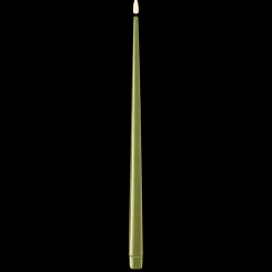 Online Deluxe Homeart LED Stabkerze mit Lack Real Flame 2er Set