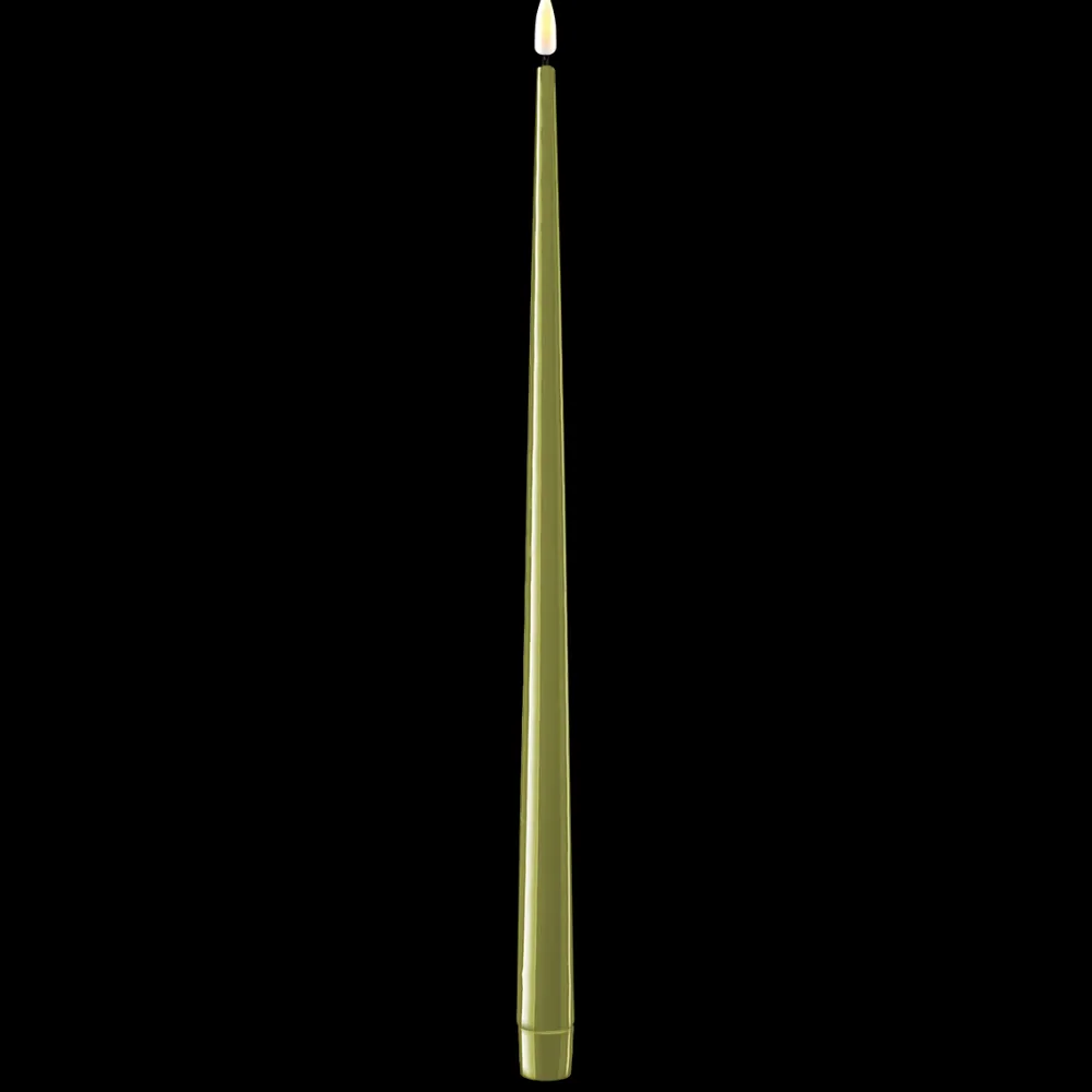 Online Deluxe Homeart LED Stabkerze mit Lack Real Flame 2er Set