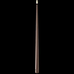 Online Deluxe Homeart LED Stabkerze mit Lack Real Flame 2er Set