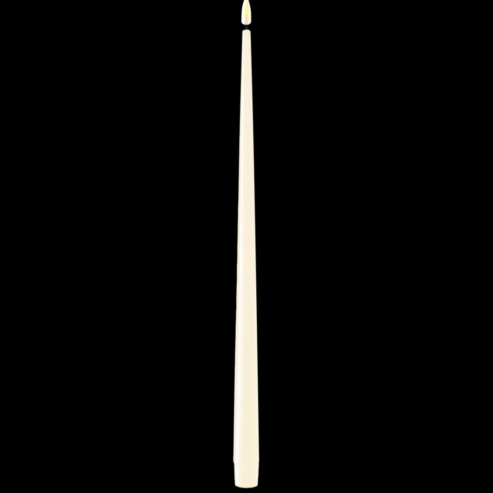 Online Deluxe Homeart LED Stabkerze mit Lack Real Flame 2er Set