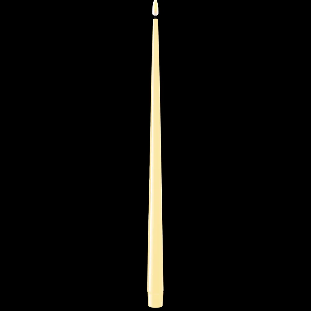 Online Deluxe Homeart LED Stabkerze mit Lack Real Flame 2er Set