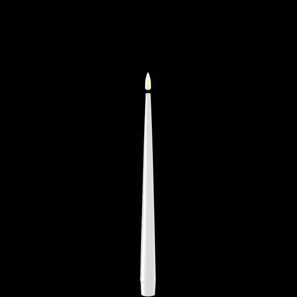 Online Deluxe Homeart LED Stabkerze mit Lack Real Flame 2er Set