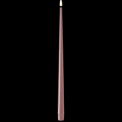 Online Deluxe Homeart LED Stabkerze mit Lack Real Flame 2er Set