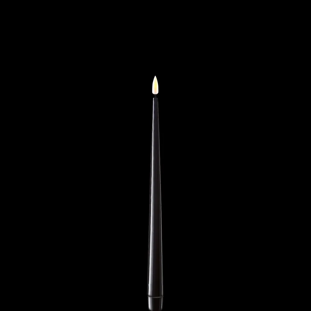 Online Deluxe Homeart LED Stabkerze mit Lack Real Flame 2er Set