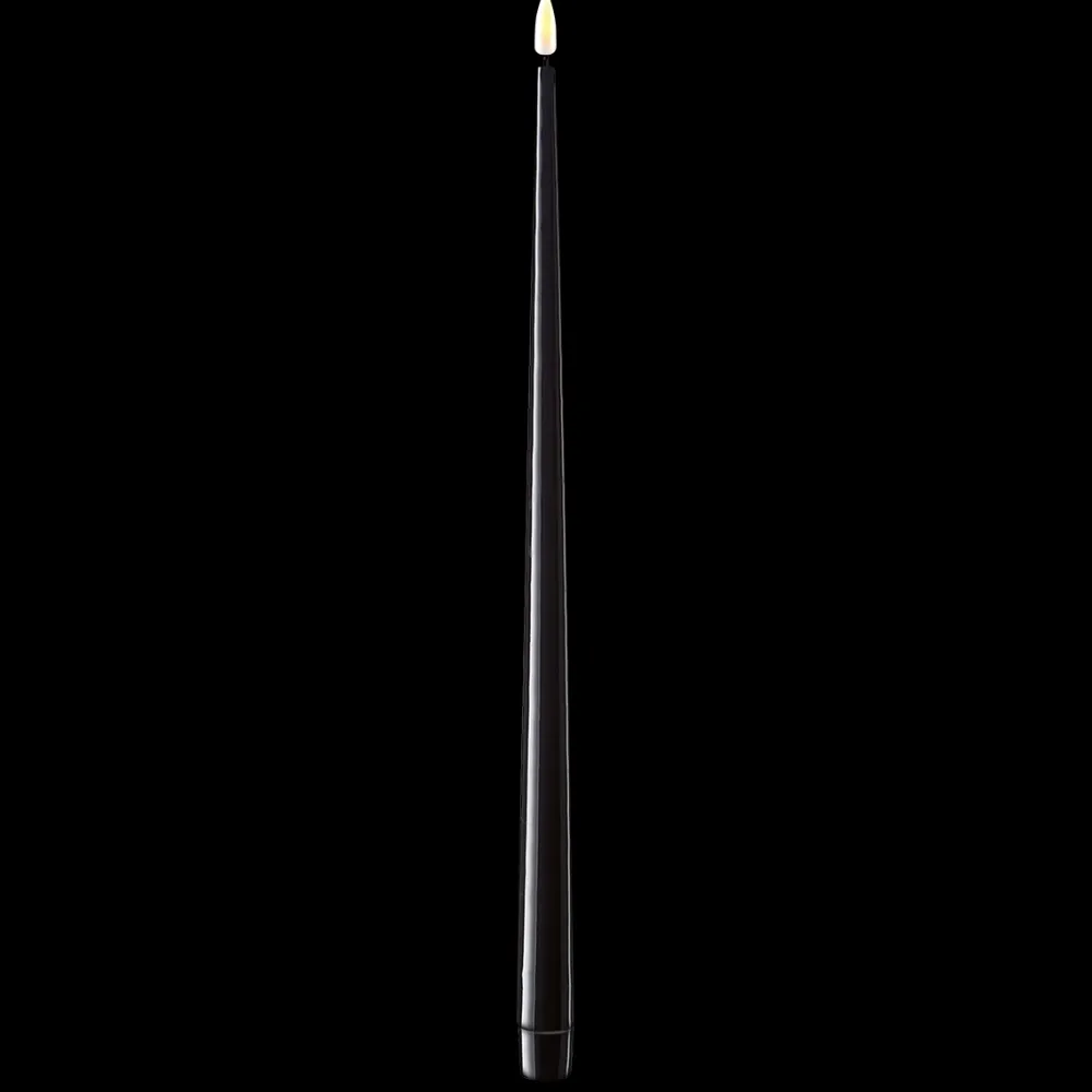 Online Deluxe Homeart LED Stabkerze mit Lack Real Flame 2er Set