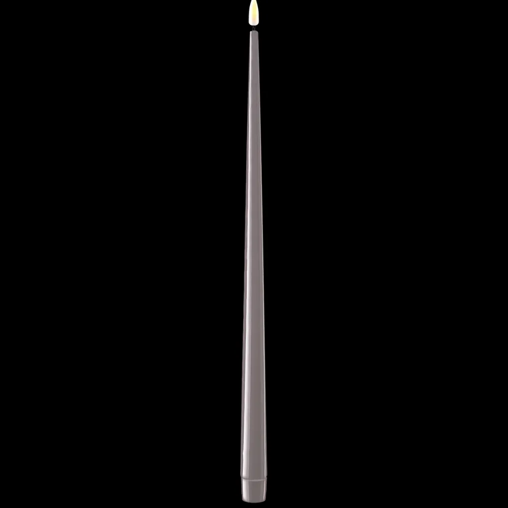 Online Deluxe Homeart LED Stabkerze mit Lack Real Flame 2er Set