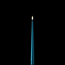 Online Deluxe Homeart LED Stabkerze mit Lack Real Flame 2er Set