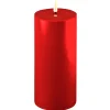 Online Deluxe Homeart LED Stumpenkerze Real Flame rot