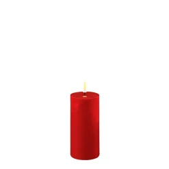 Online Deluxe Homeart LED Stumpenkerze Real Flame rot