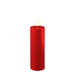 Online Deluxe Homeart LED Stumpenkerze Real Flame rot