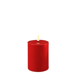 Online Deluxe Homeart LED Stumpenkerze Real Flame rot