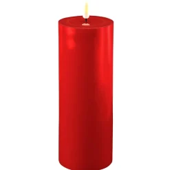 Online Deluxe Homeart LED Stumpenkerze Real Flame rot
