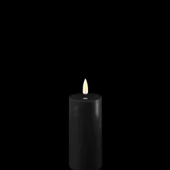 Sale Deluxe Homeart LED Stumpenkerze Real Flame schwarz