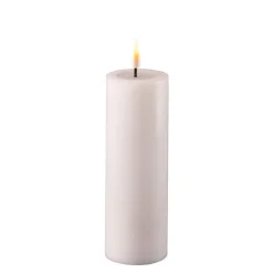 Outlet Deluxe Homeart LED Stumpenkerze Real Flame weiß