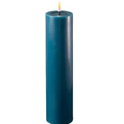 Discount Deluxe Homeart LED Stumpenkerze Real Flame petroleum