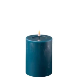 Discount Deluxe Homeart LED Stumpenkerze Real Flame petroleum
