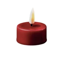 Hot Deluxe Homeart LED Teelicht im 2er Set mit Real Flame