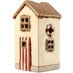 Clearance Det Gamle Apotek Lichthaus Keramikhaus Strandhütte creme-rot