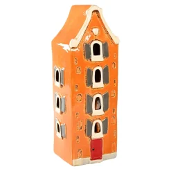 Clearance Det Gamle Apotek Lichthaus Keramikhaus altes Stadthaus orange