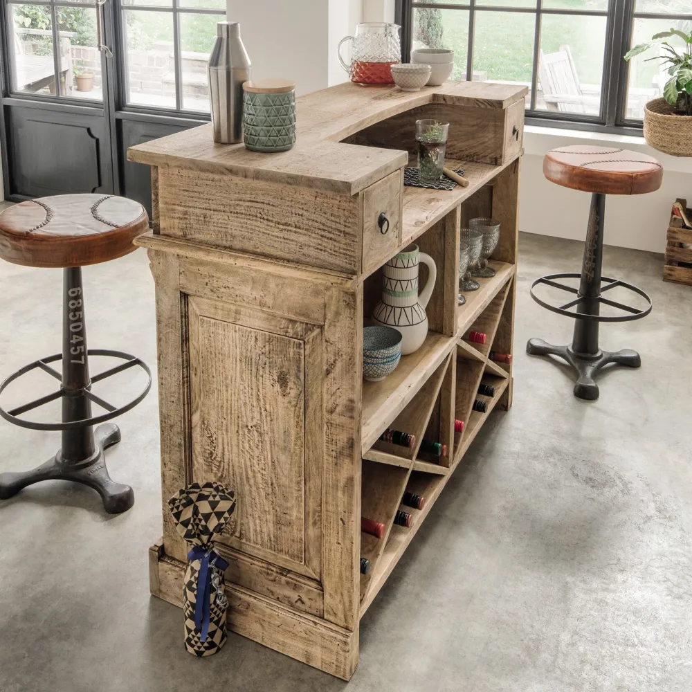 New Faktorei Barschrank Vintage-Natural