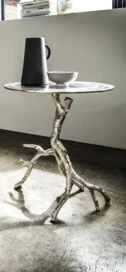 Sale Faktorei Beistelltisch Branch aus Aluminium