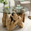 Clearance Faktorei Couchtisch Java mit runder Glasplatte