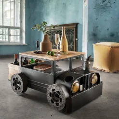 Hot Faktorei Couchtisch Truck in Metall Vintage