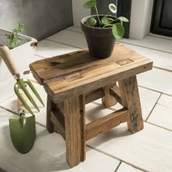 Clearance Faktorei Deko-Hocker aus Teakholz