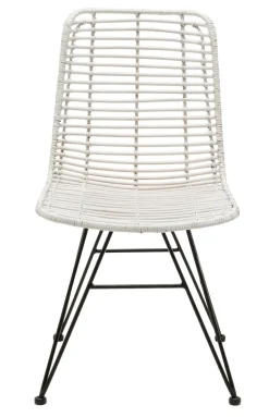 Online Faktorei Rattan-Stuhl mit Metall Gestell