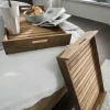Clearance Faktorei Teakholz Tablett-Set 2-tlg
