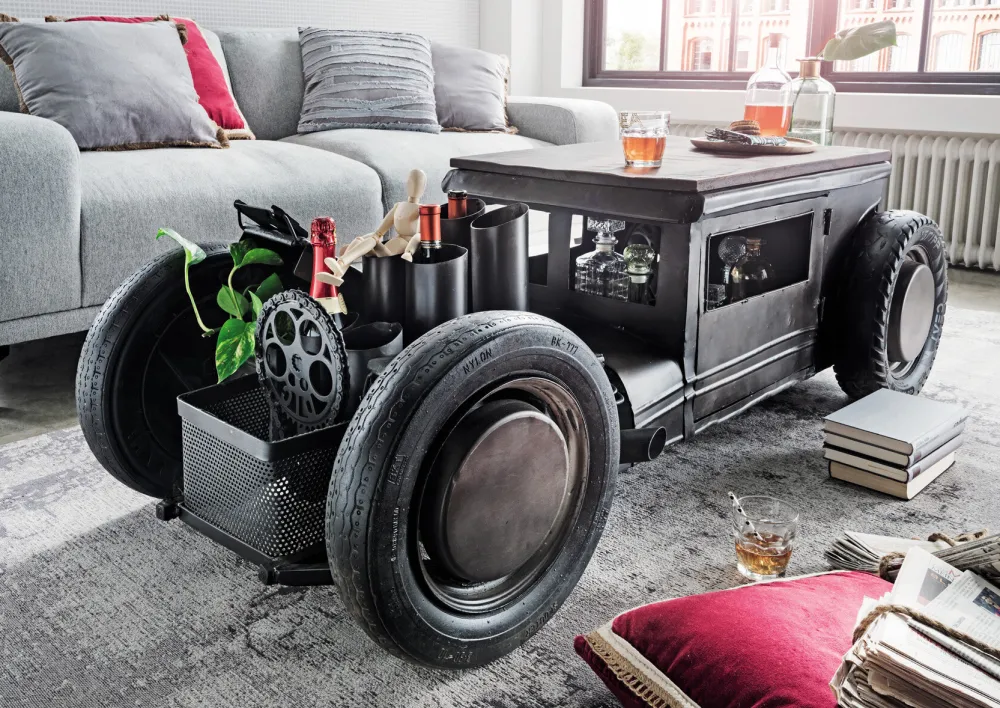 Outlet Faktorei Unikat Vintage Couchtisch Car