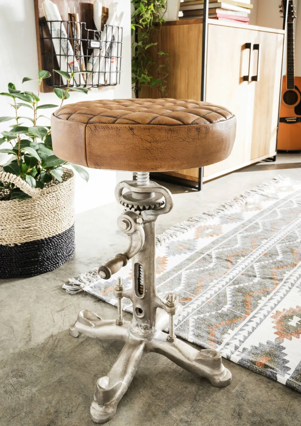 Sale Faktorei Vintage Sitzhocker Ben