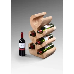 Best Faktorei Weinregal für 6 Flaschen aus Suarholz